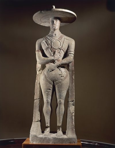 Sculpture of a warrior of Capestrano (4th BC) by Unbekannt Unbekannt