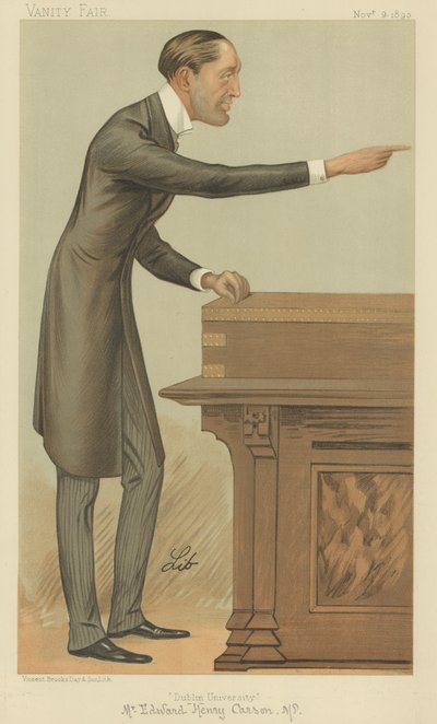 Mr Edward Henry Carson by Liborio Prosperi