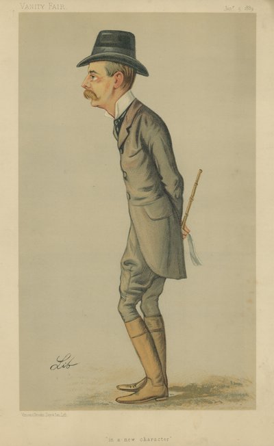 The Right Honourable Lord R H Spencer-Churchill by Liborio Prosperi