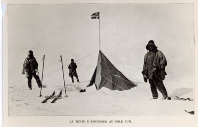Tent left at the South Pole by Roald Amundsen in 1911, 1912 by Lieutenant Henry Robertson Bowers