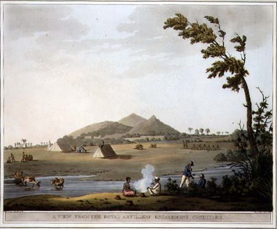 A View from the Royal Artillery Encampment, Conditore, Plate 37 from 