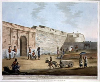 The Mysore Gate at Bangalore, Plate 14 from 