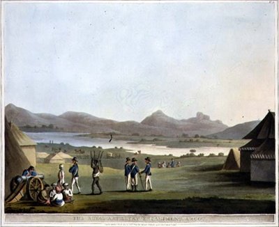 The Royal Artillery Encampment, Arcot, Plate 21 from 