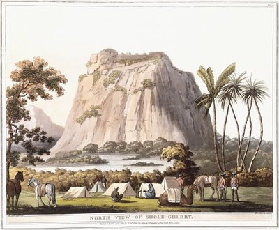 North View of Shole Ghurry, 1805 by Lieutenant James Hunter