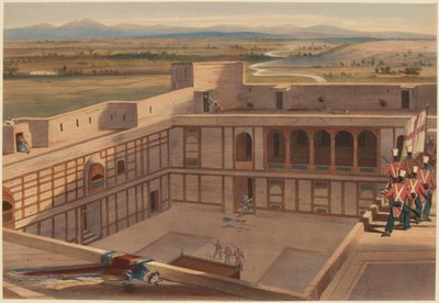 Storming of Ghuznee. The 17th Regt. Entering the Citadel, July 23rd 1839 by Lieutenant Thomas (after) Wingate