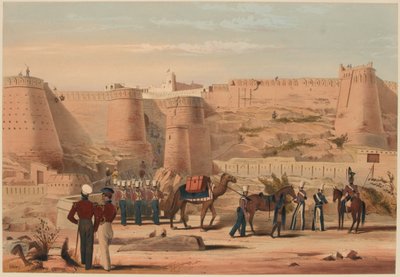 Storming of Ghuznee: The Morning after the action, 23 July 1839 by Lieutenant Thomas (after) Wingate