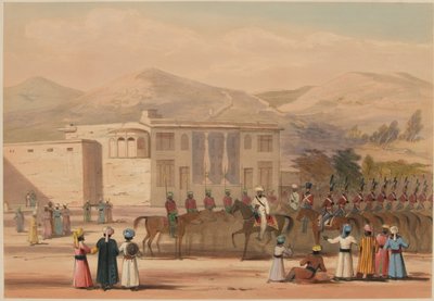 The Entry of Shah Soojah into Cabool by Lieutenant Thomas (after) Wingate