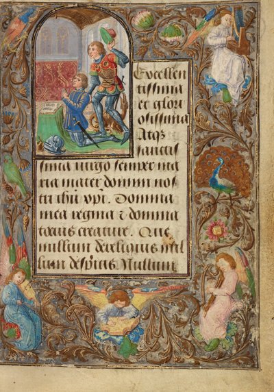 Charles the Bold Presented by Saint George by Lieven van Lathem