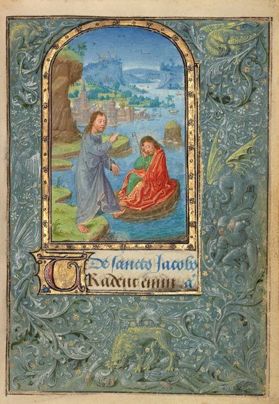 Christ Appearing to Saint James the Greater by Lieven van Lathem
