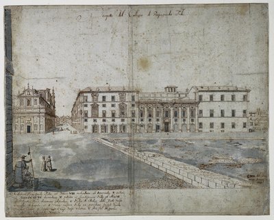 Eighteen Views of Rome: The Collegio di Propaganda Fide by Lievin Cruyl