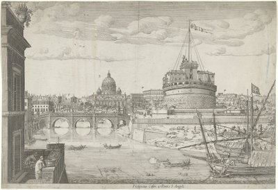 View of Rome by Lievin Cruyl