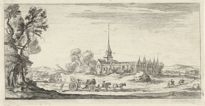Landscape with Monastery by Lievin Cruyl