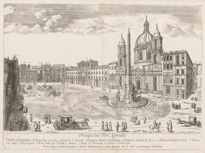 Piazza Navona by Lievin Cruyl