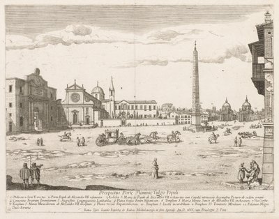 Piazza del Popolo by Lievin Cruyl
