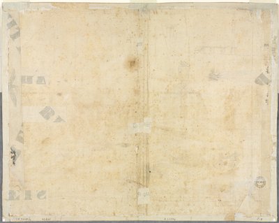 Sketches of Windows and Pilasters of the Attic Storey of the Collegio di Propaganda Fide (verso) by Lievin Cruyl