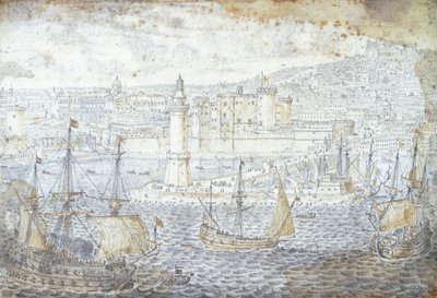 View of Naples by Lievin Cruyl