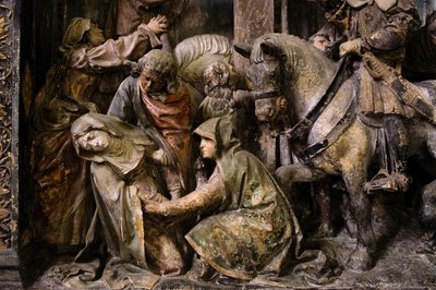 Altar Piece, Central Panel (detail) by Ligier Richier