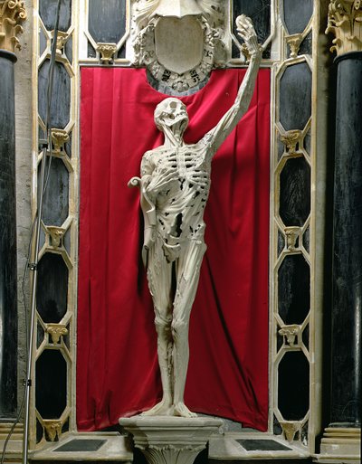 Flayed, or The Skeleton, the tomb of Rene de Chalon, Prince of Orange, c.1544 by Ligier Richier