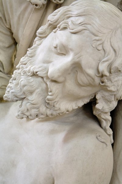 The Entombment and the swoon of the Virgin (detail) by Ligier Richier
