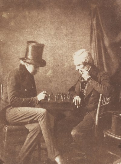 The Chess Players by Likely by Antoine François Jean Claudet.