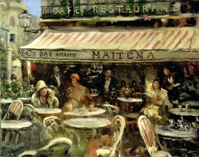 Corner Cafe by Lillian Matilda Genth