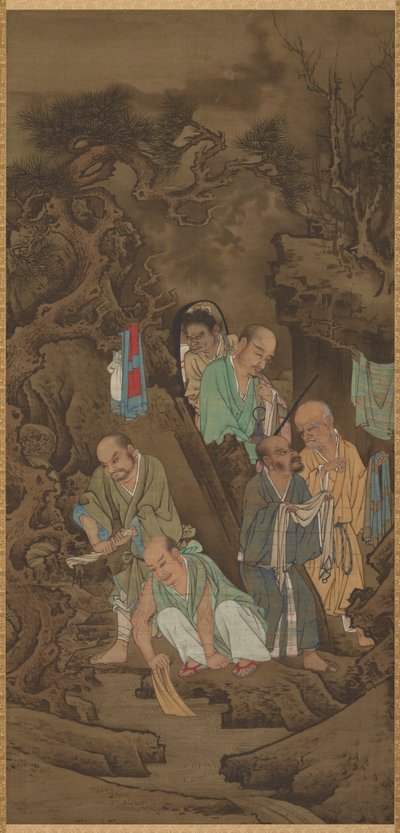 Luohan Laundering, 1178 by Lin Tinggui