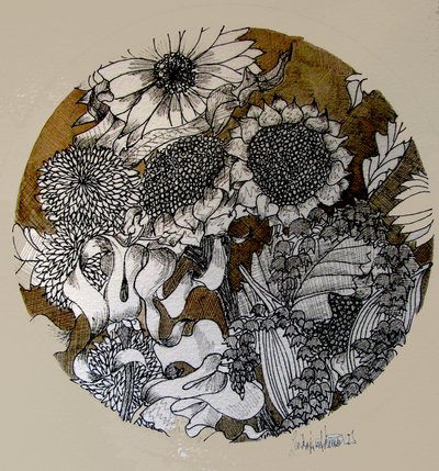 Ink Drawing by linda arthurs