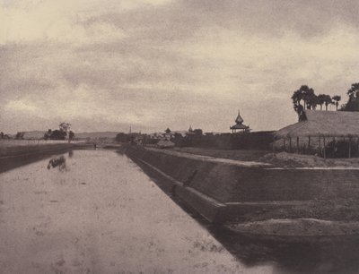 Amerapoora: South Ditch of the City Wall by Linnaeus Tripe