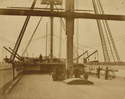 Quarterdeck of HMS “Impregnable” by Linnaeus Tripe