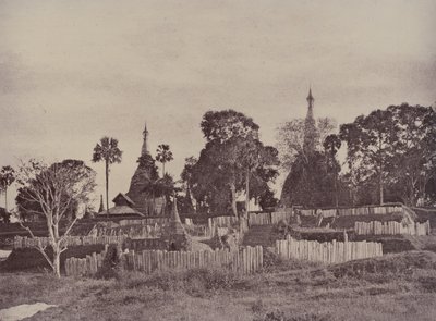 Rangoon: North Entrance to the Shwe Dagon Pagoda by Linnaeus Tripe