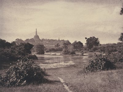 Rangoon: View Near the Lake, November 1855 by Linnaeus Tripe