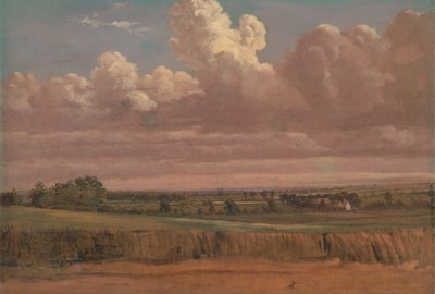 Landscape with Wheatfield by Lionel Constable