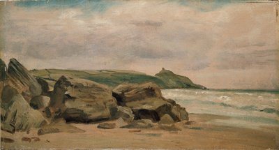 View towards Rame Head, Cornwall by Lionel Constable