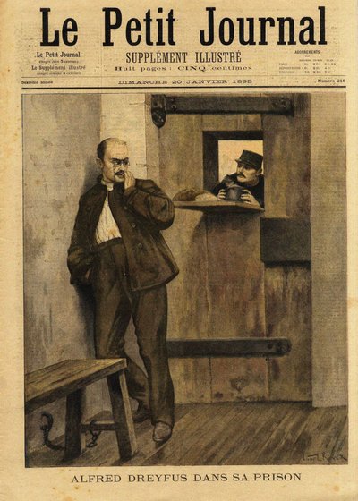 Le Petit Journal concerning the Dreyfus Affair, 1895 by Lionel Royer