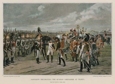 Napoleon Decorating the Russian Grenadier at Tilsitt by Lionel Royer