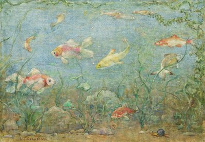 Underwater Scene by Lionel Townsend Crawshaw