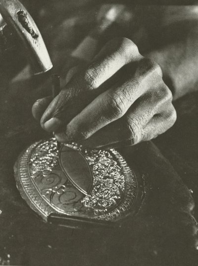 Kandyan Craftsman at Work by Lionel Wendt