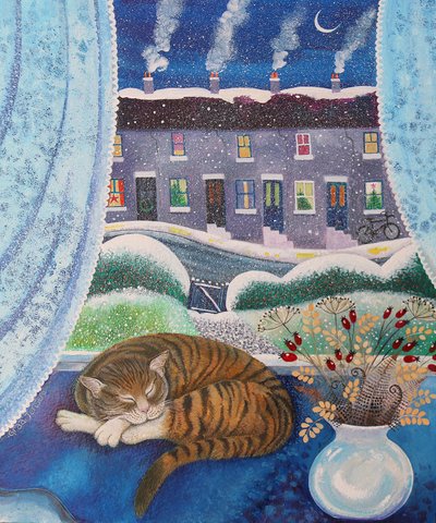 Cosy Cat, 2016 by Lisa Graa Jensen