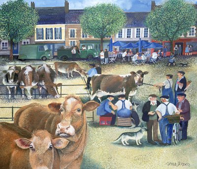 Cow Dealers II by Lisa Graa Jensen