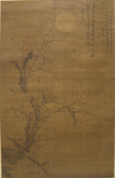 Flowering Plum in Moonlight and Snow by Liu Shiru