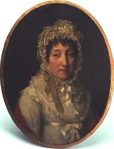 Portrait of an Elderly Lady by Lizinska Aimee Zoe de Mirbel