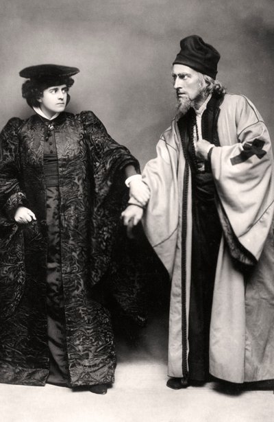 Gertrude Elliott and Johnston Forbes-Robertson in The Merchant of Venice by Lizzie Caswall Smith