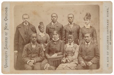 University Singers of New Orleans, c. 1879 by Llewellyn A. Sawyer