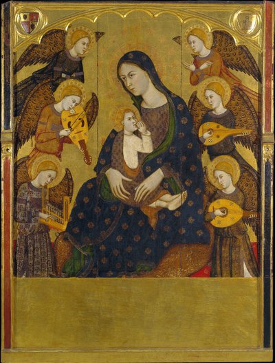 Virgin Suckling the Child by Llorenç Saragossà