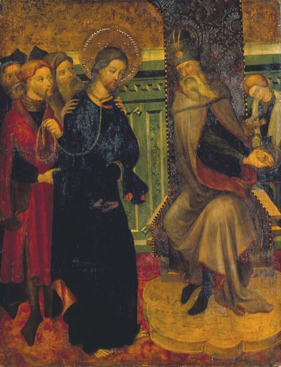 Christ before Pilate by Lluís Borrassà