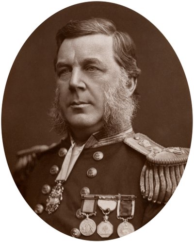 Captain Bedford Clapperton Trevelyan Pim, British naval officer by Lock and Whitfield