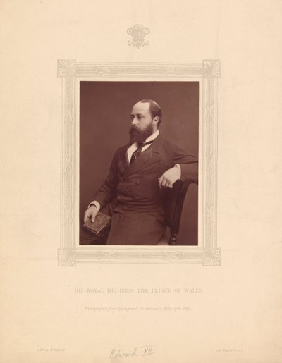 His Royal Highness the Prince of Wales (Edward VII) by Lock and Whitfield