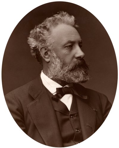 Jules Verne, French novelist, 1877 by Lock and Whitfield