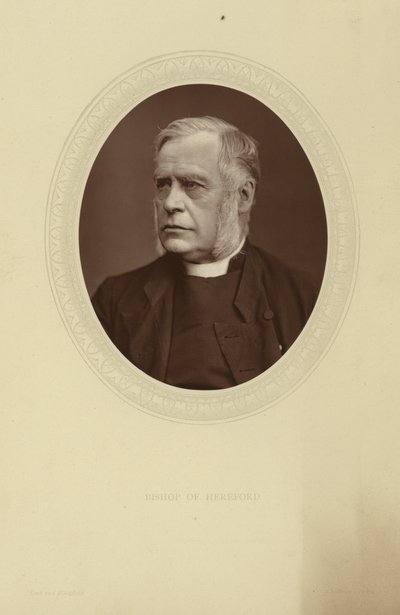 Portrait of John Percival, Bishop of Hereford by Lock and Whitfield