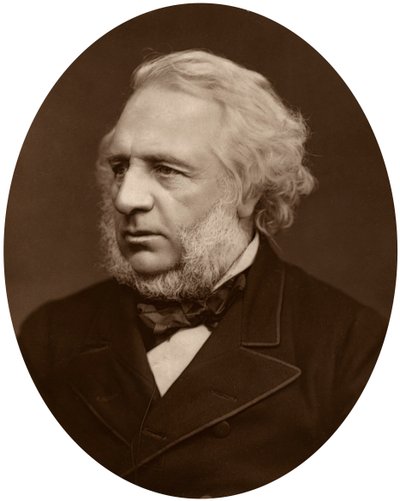 Sir Charles Reed, chairman of the London School Board, 1880 by Lock and Whitfield